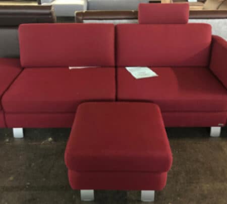 Sofa Perla von Sedda in Rot