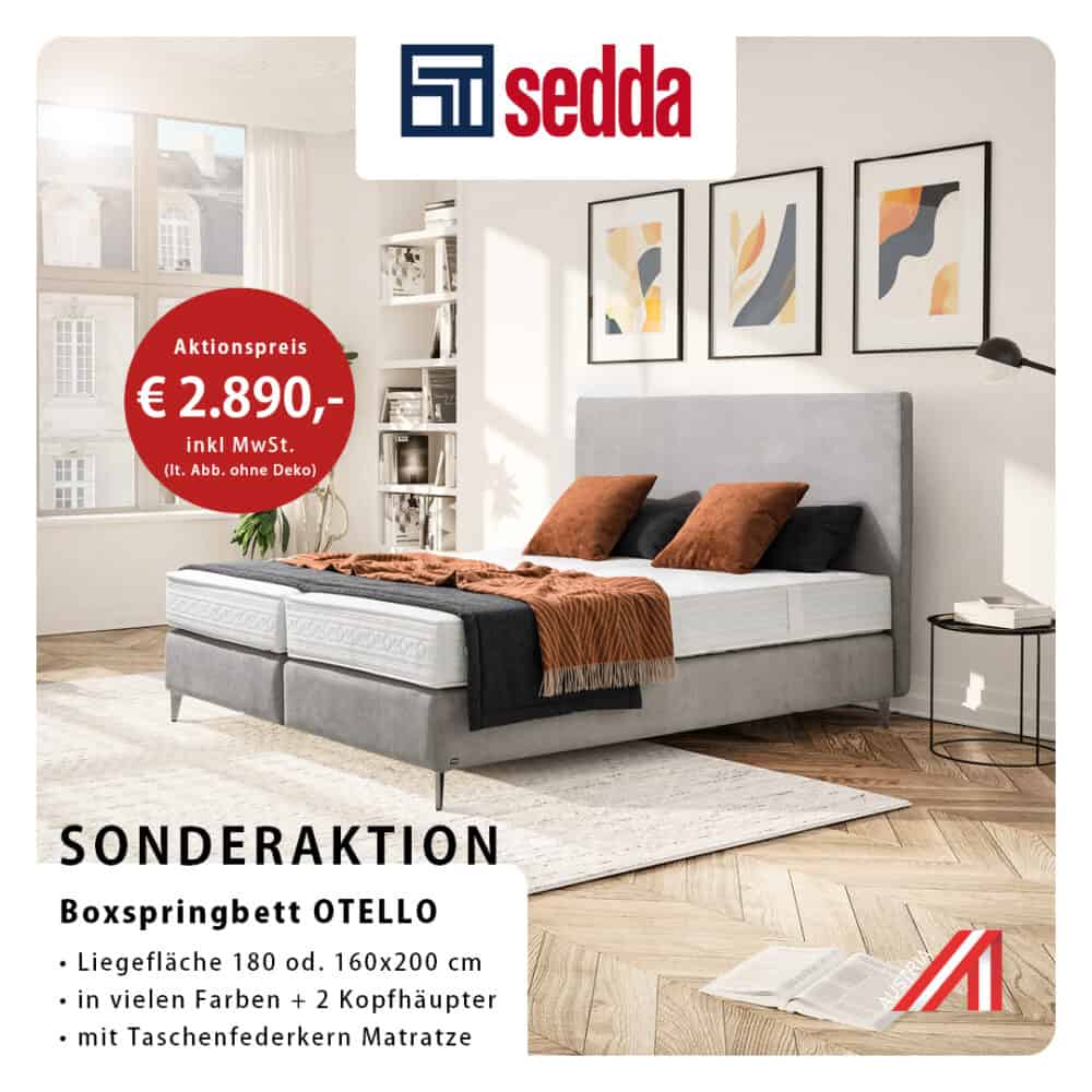 Boxspringbett Otelle von Sedda in Aktion