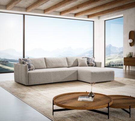 Sedda Amira Sofa in moderner Wohnzimmerszene