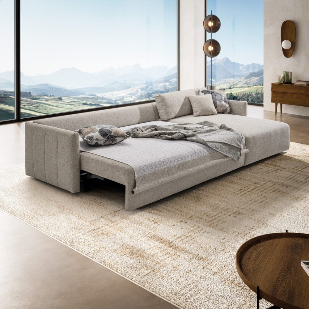 Sedda Amira Sofa mit Relaxfunktion ausgefahren