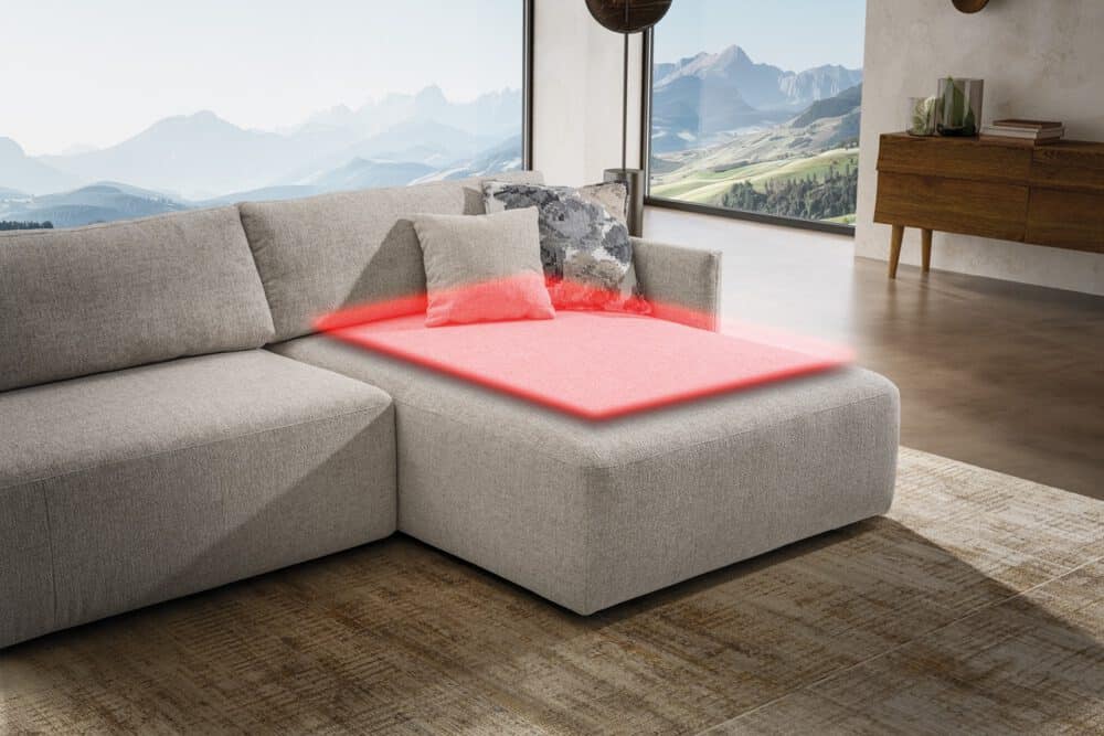 Sedda Sofa Amira mit optionaler Infrarotwärme